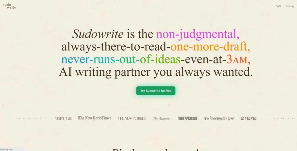 sudowrite ai