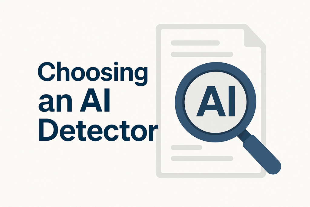 Choosing an AI Detector