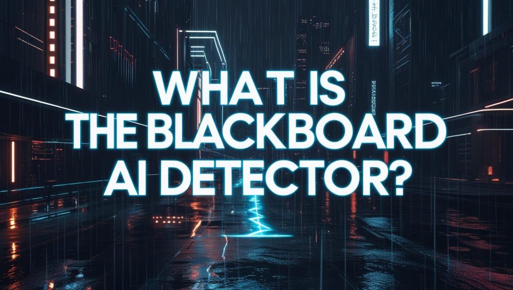 Blackboard AI Detector