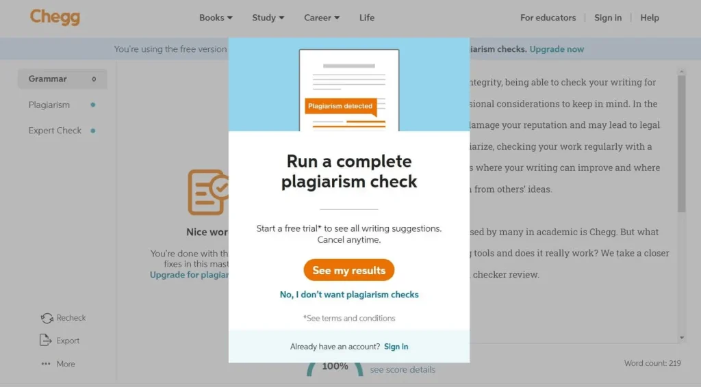 Plagiarism Checker