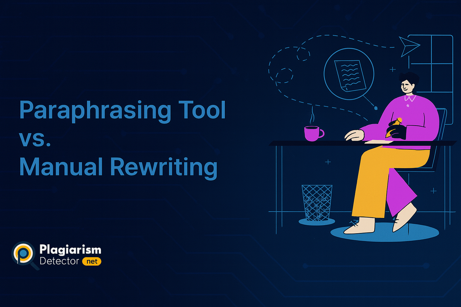 paraphrasing tool vs manual rewriting