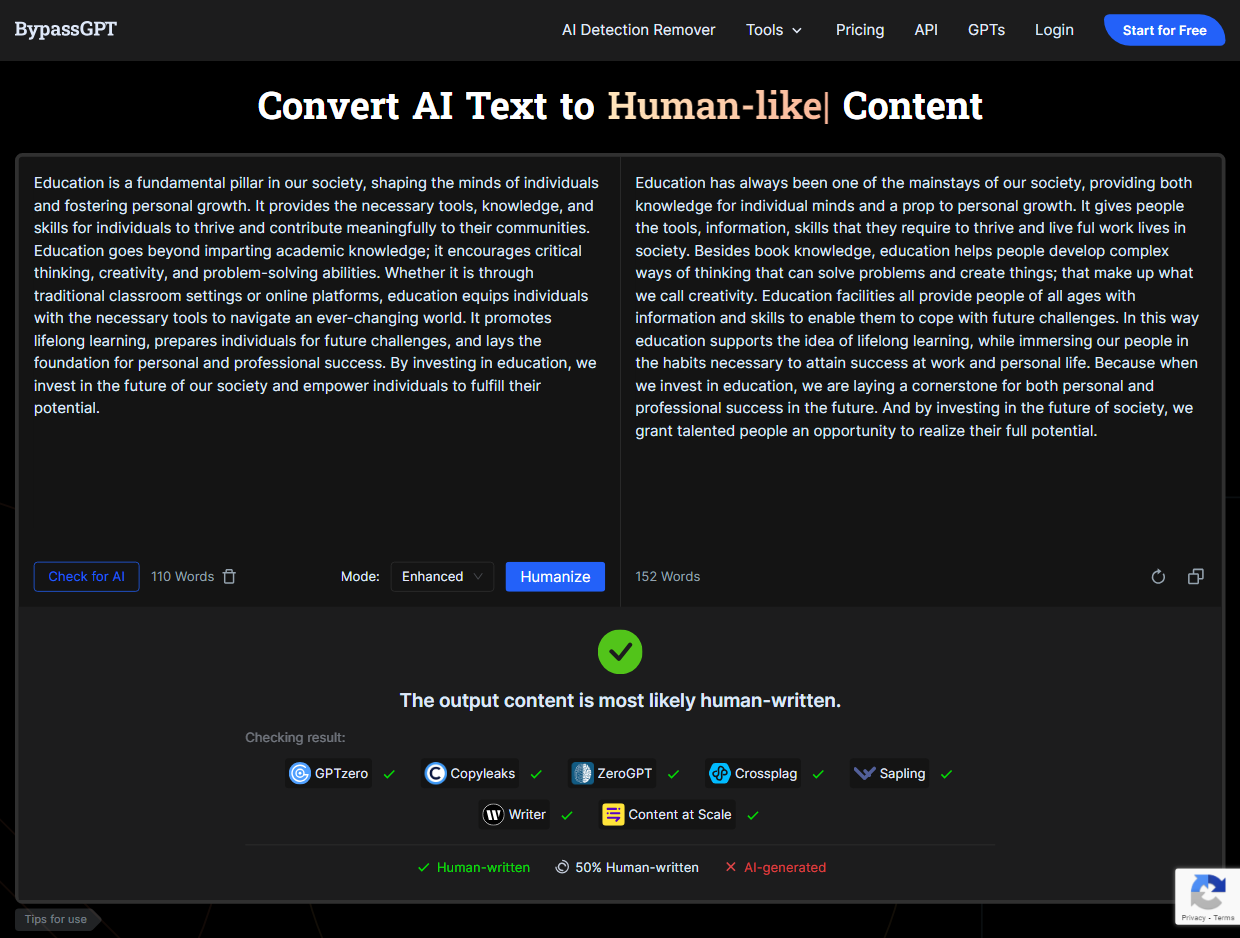 does bypassgpt actually work