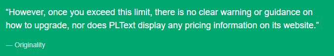 Pltext Plagiarism Checker Review image2 117