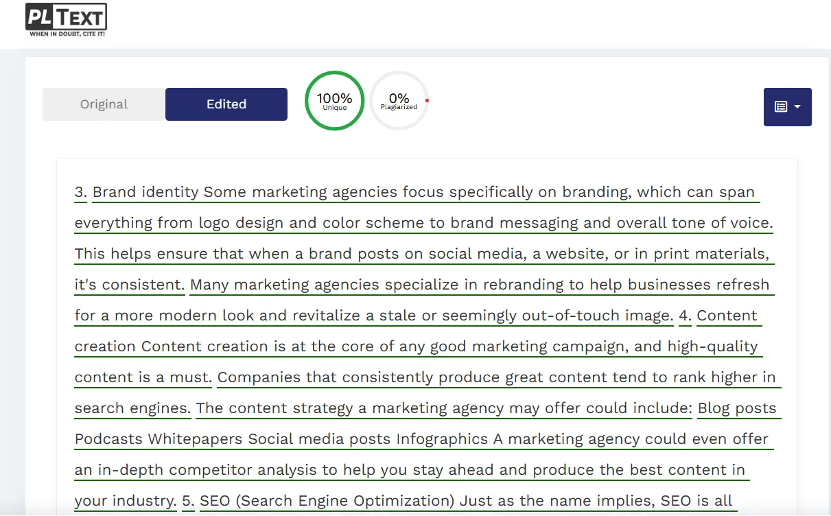 PLText Plagiarism Checker image4 89