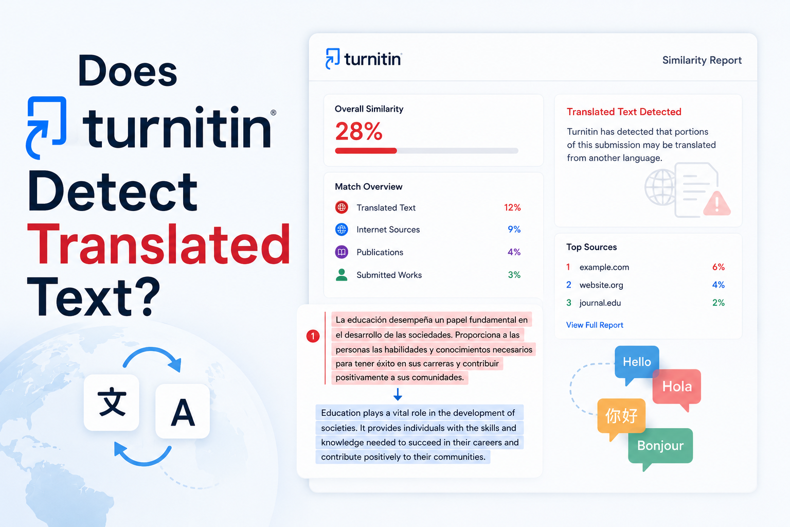 Does Turnitin Detect Translated Text