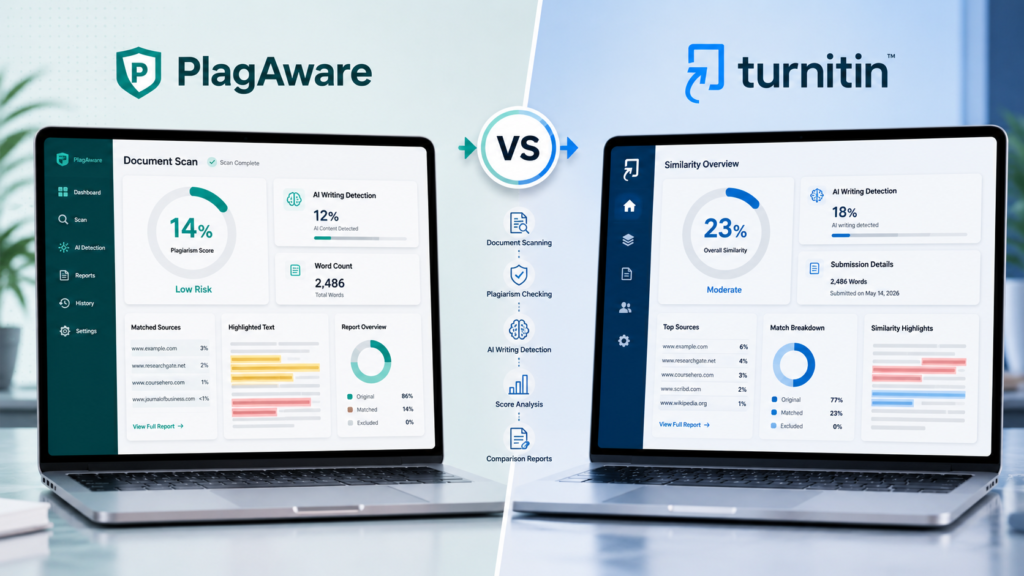 PlagAware vs Turnitin