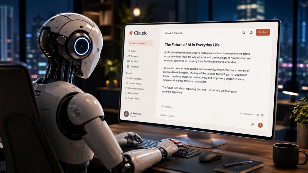 How Claude AI Constructs Text
